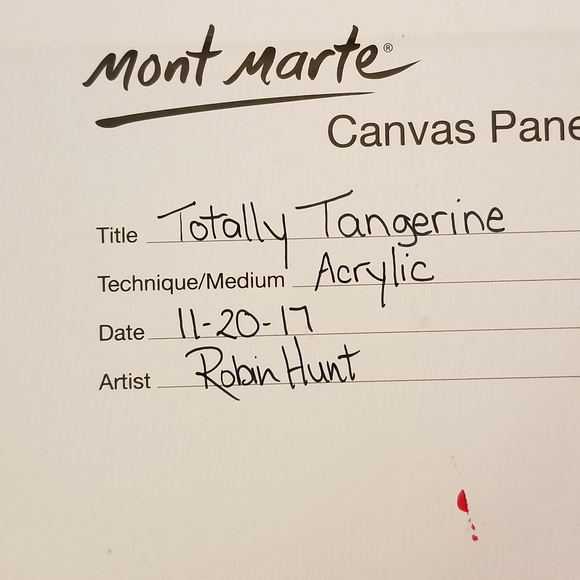 4/$30 NWT Original Abstract Painting 5"x7" Panel - Picture 5 of 5